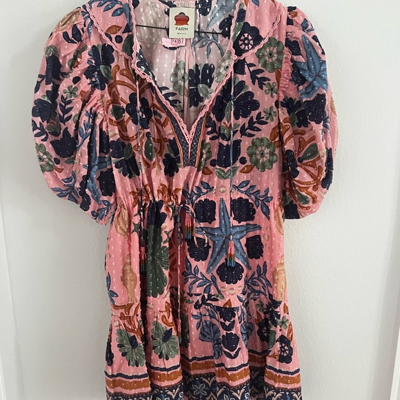 Farm Rio Seashell Minidress, size small - Picture 6 of 7